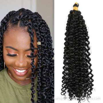 Freetress water wave Crochet Hair extension synthetic passion twist hair